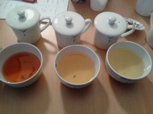 tazzine da degustazione ISO usate dai Tea Sommelier