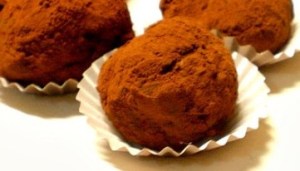 Tartufi al cioccolato e tè Earl Grey