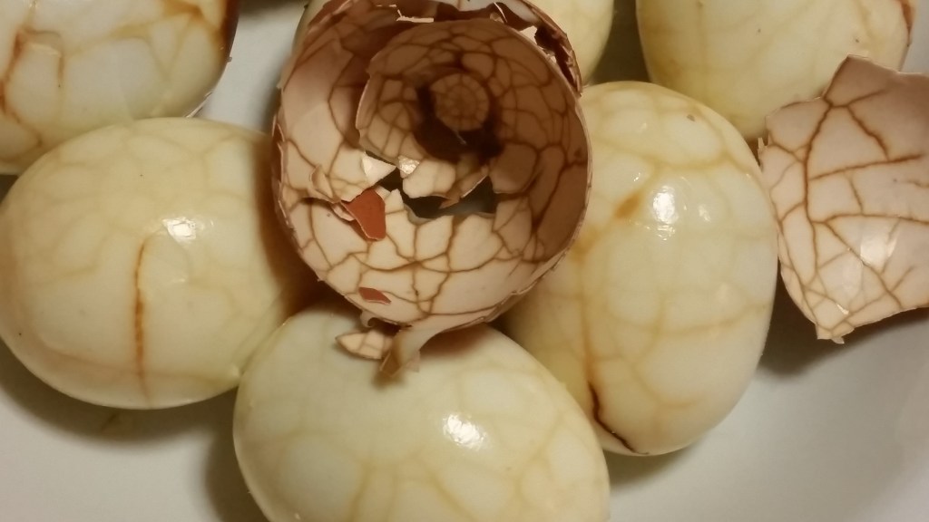 Uova marmorizzate al tè