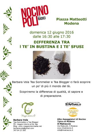 31- Nocinopoli 12 giu 2016 - Tè in bustina