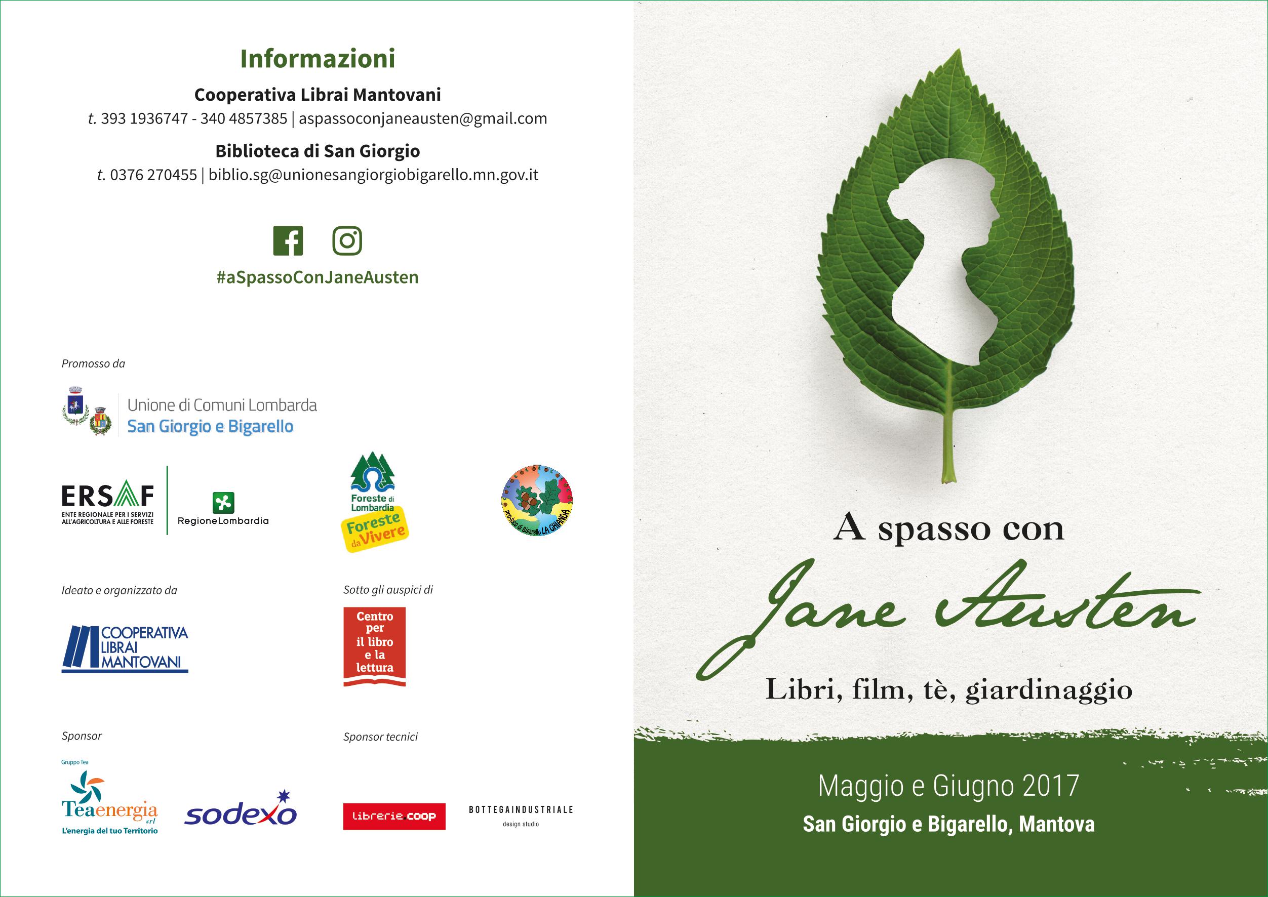 Jane Austen 20 mag 2017 flyer copertina