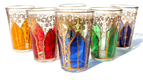 Moroccan tea glass