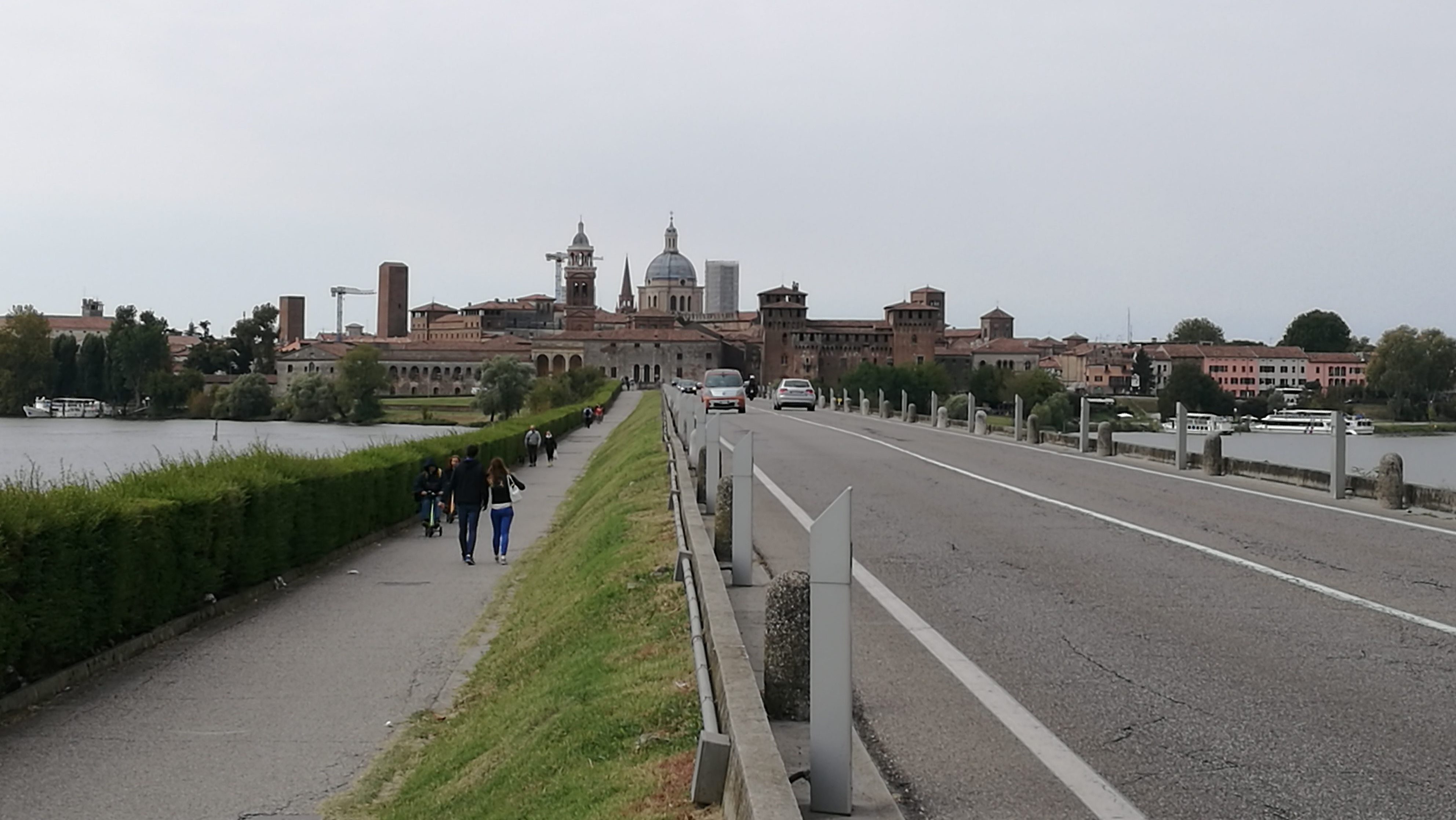 Ponte San Giorgio - Veduta di Mantova