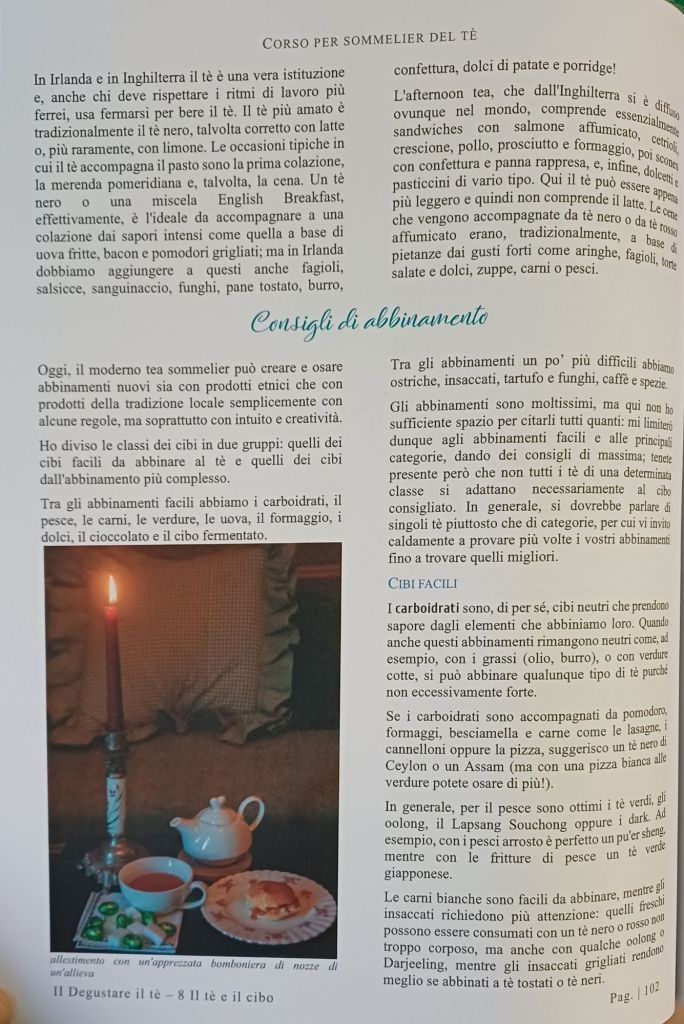 Letizia - Abbinamento tè e cibo